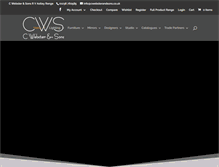 Tablet Screenshot of cwebsterandsons.co.uk